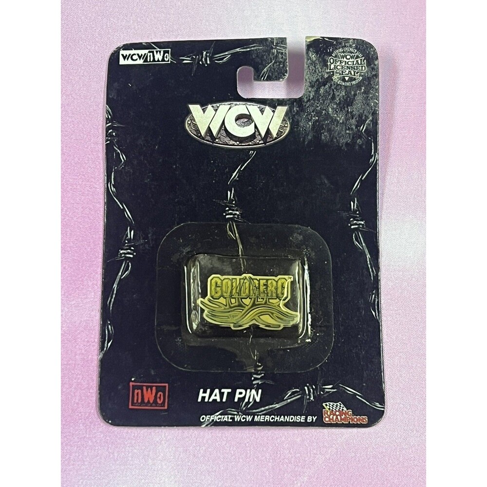 1999 Vintage NWO World Championship Wrestling WCW Goldberg Hat Pin Sealed NOS